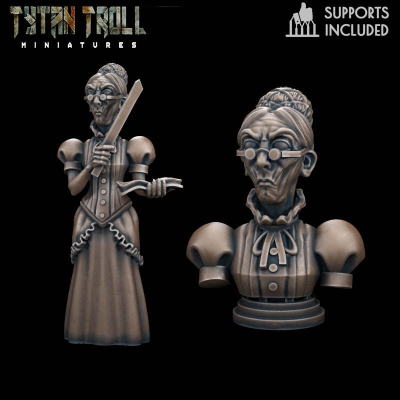 Curse of Strahd - Claudia Belasco Mini Bust Combo [Pre-Supported]