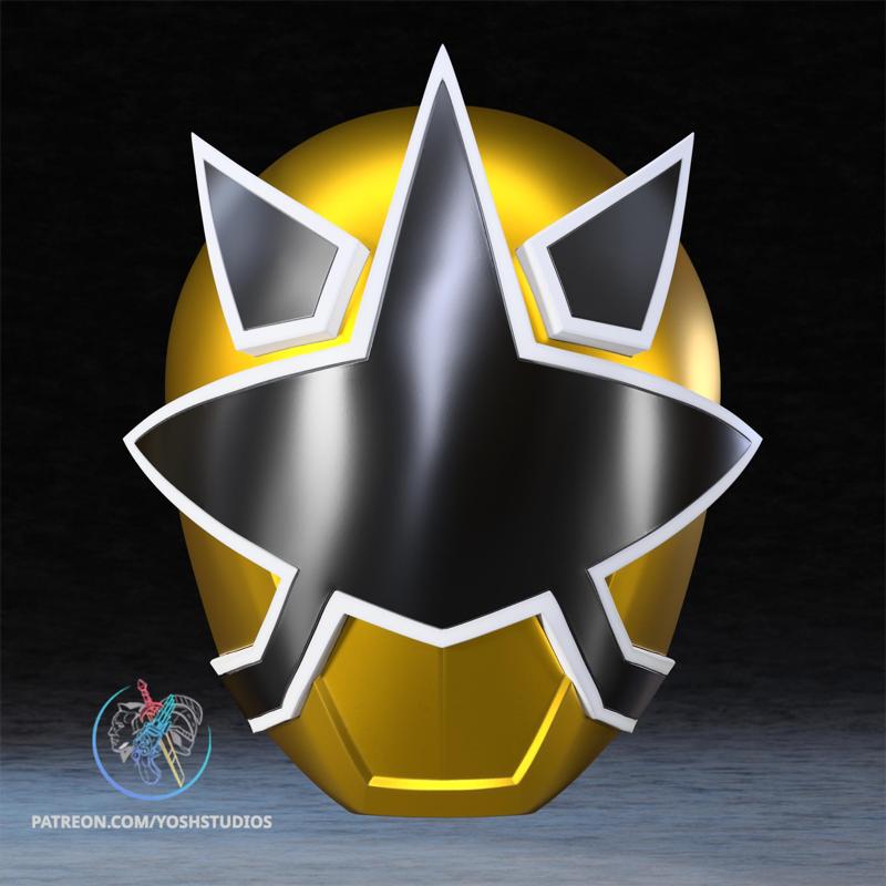 Gold Samurai Helmet 3D Printer STL File