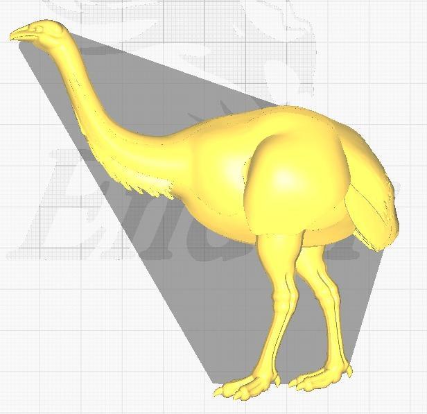 Model of Dinornis maximus - The Giant Prehistoric Moa Bird