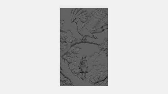 Three-Dimensional Bird Art: Sculptural Avian Masterpiece