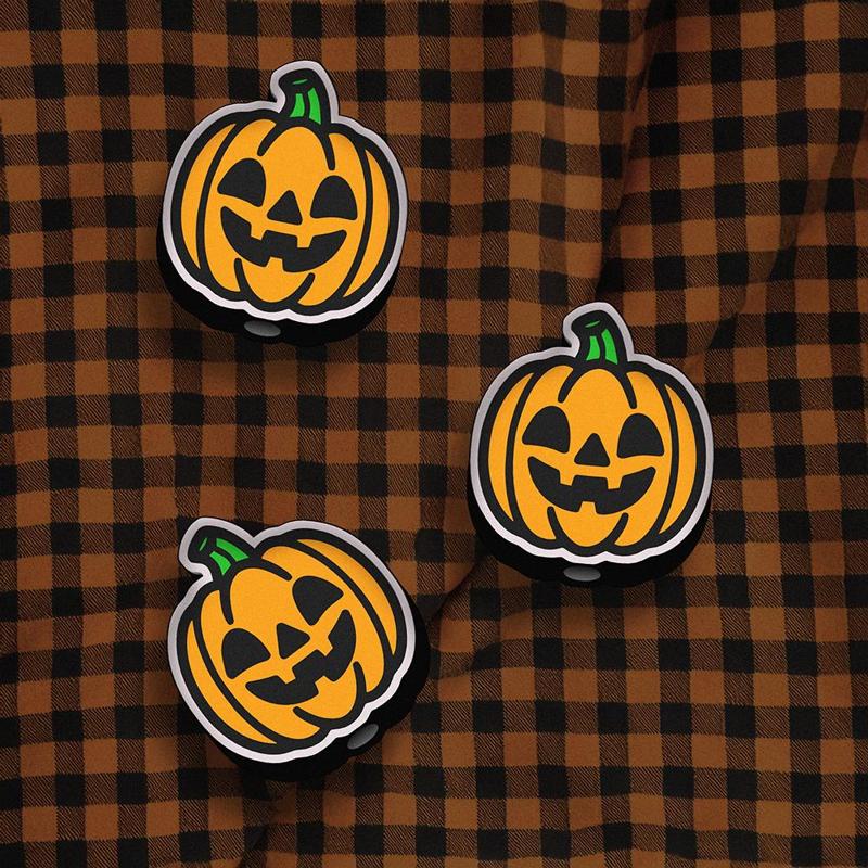 Halloween Jack o Lantern Pumpkin Stanley Straw Topper