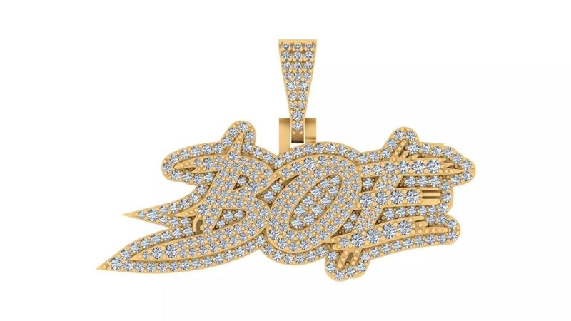 Wild Flame Custom Drip Pendant