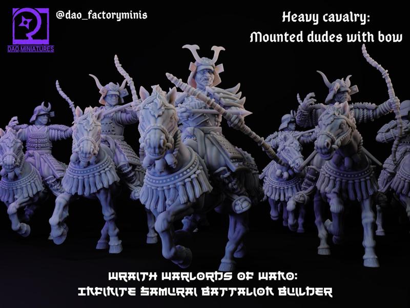 Heavy Mounted Samurai Cavalries + Expansion bits