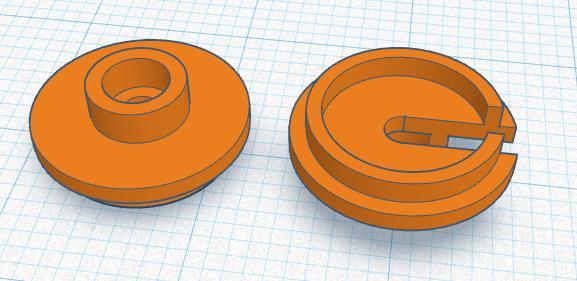 Losi Mini Jrx2 shock spring retainer and rod end