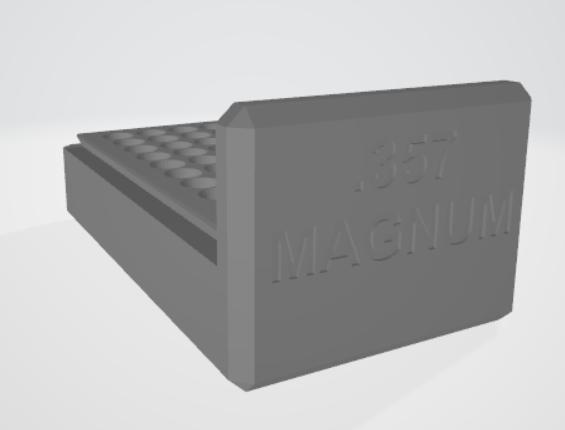 .357 magnum ammo storage box