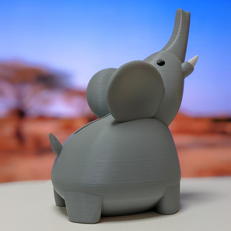 ELEPHANT PIGGY BANK - NO PAINTING REQUIRED