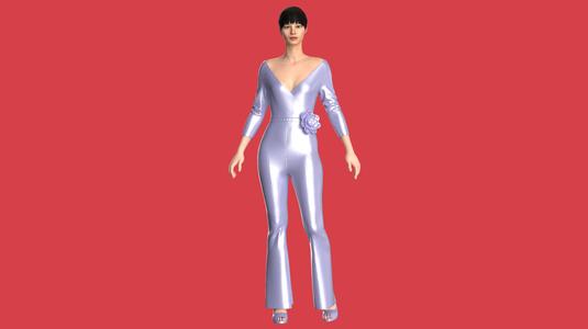 Girls Catsuit | Marvelous / Clo3d / obj / fbx
