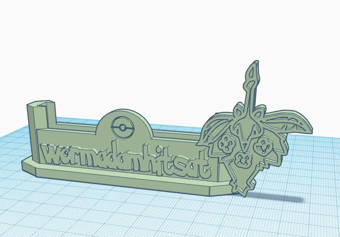 Wormadam Pokemon Card Stand