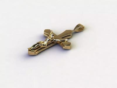 Cross Jesus Christ Pendant Cad P4