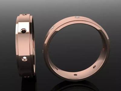 Box Diamond Band Infinity Band Fashion Engagement  Ring Size9