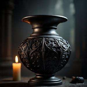 antique medieval gothic vase vase