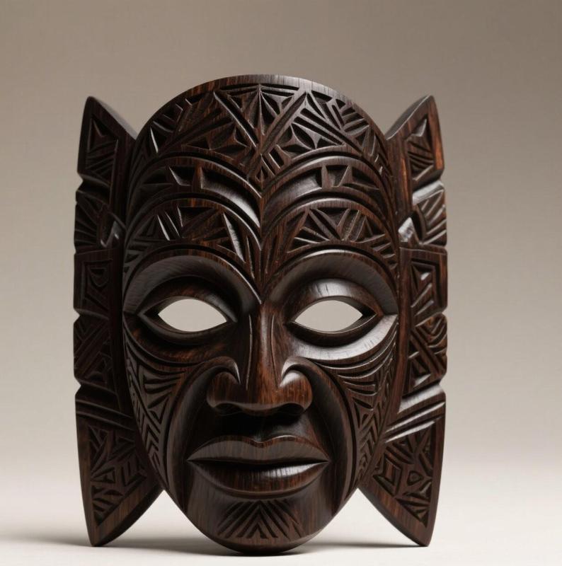 Ember wood Ancestral Mask