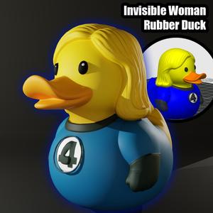 Rubber Duck - Invisible Woman Sue Storm from The Fantastic Four