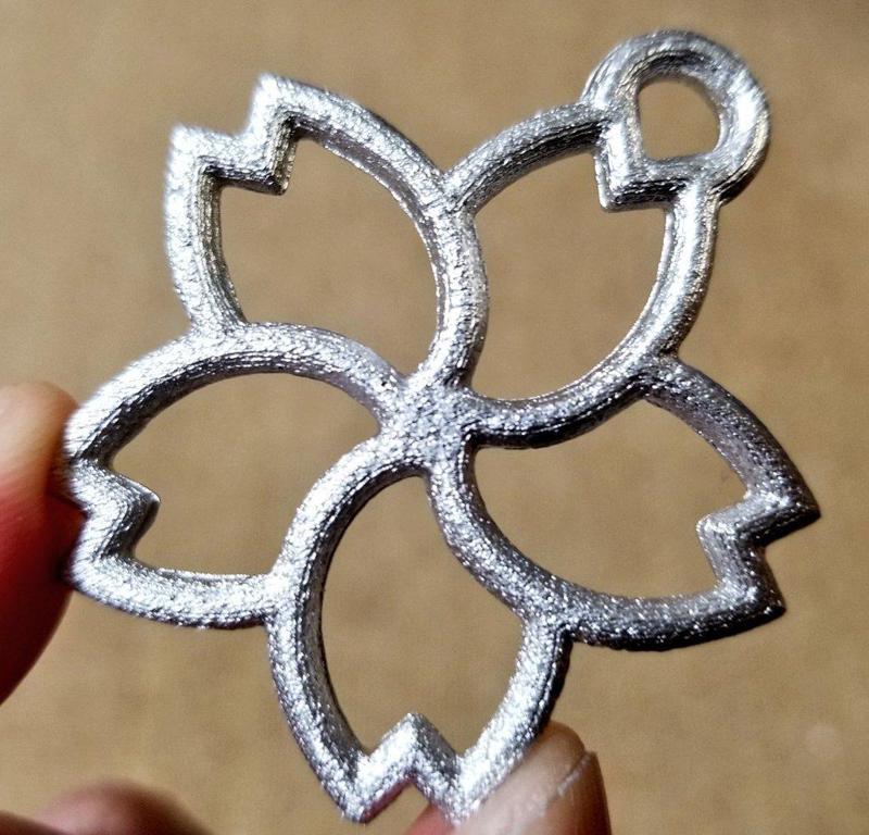 Metal Casting Mold (Sakura flower charm)