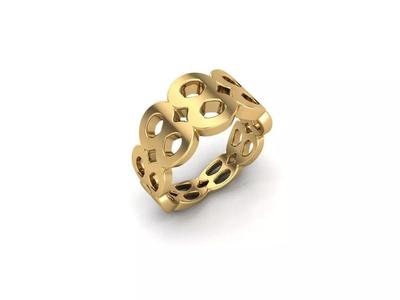 intinty style ring model ring size 50 to 64