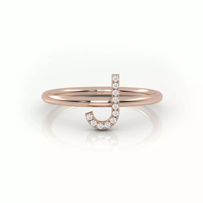 Initial J ring size 54 with professional renderings