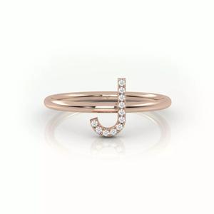 Initial J ring size 54 with professional renderings