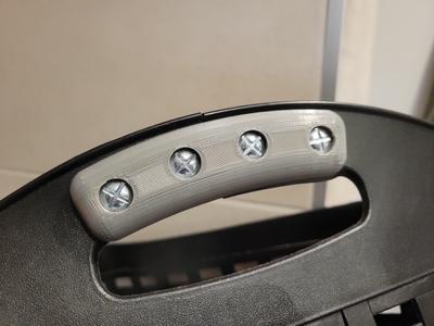 Laundry basket repair handle