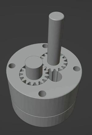 3D Printable Geared Pump