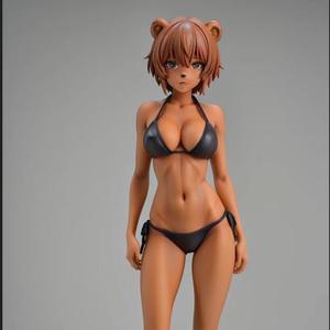 FURRY BEAR WOMAN FOR 3D PRINT