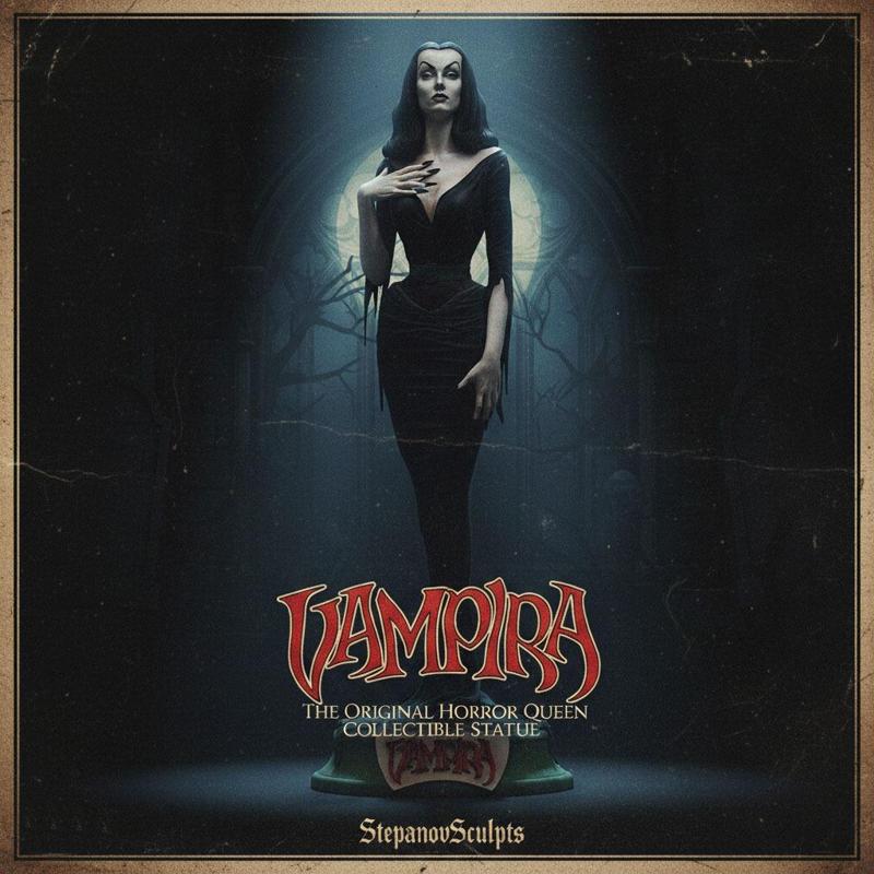 Vampira Maila Nurmi from The Vampira Show 3D print model