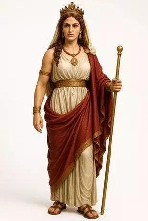 Goddess Hera - Printable Doll