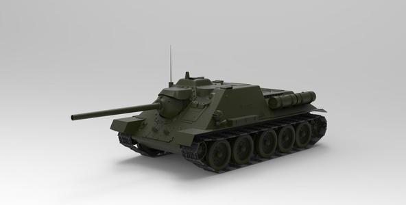 SU-85 tank