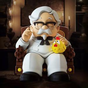 Throne Colonel Sanders The Chicken Father KFC toy