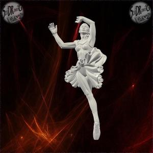Graceful Ballet Dancer Sculpture – SoliDRawinGs SG985