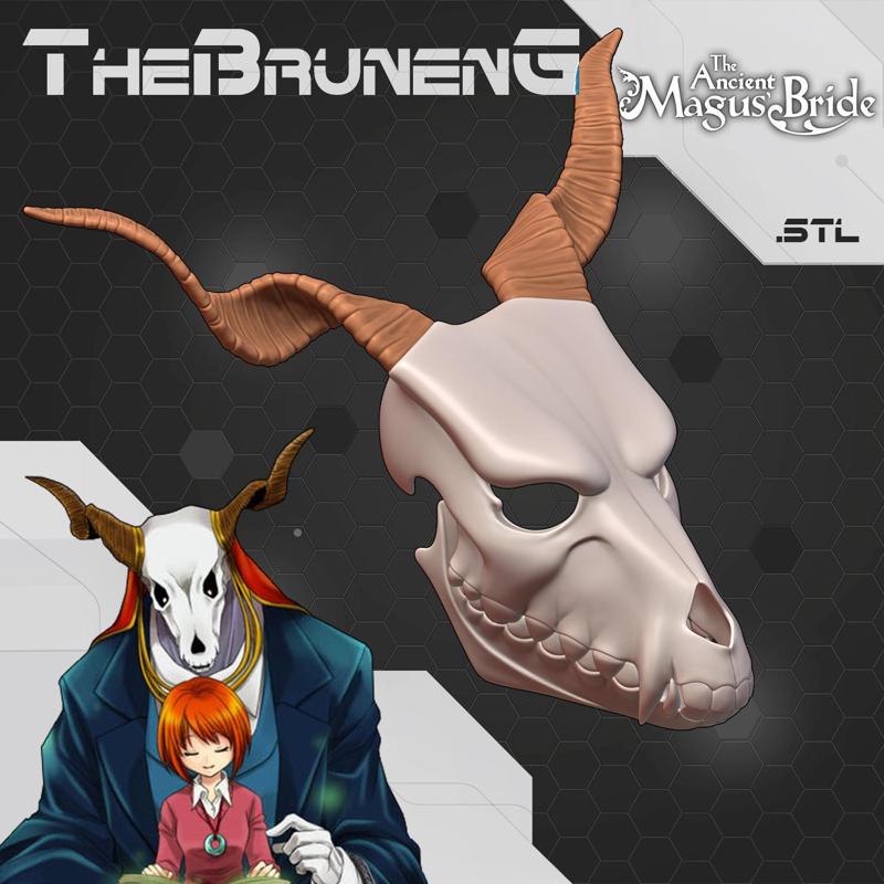Elias Ainsworth Skull Ancient Magus Bride Cosplay 3D print model