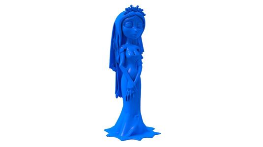 ghost bride / bridal dress / bride / Cartoon Bride / curly hair bride / Bride With Flowers / Corpse Bride / Ghostly Bride / Cute Bride