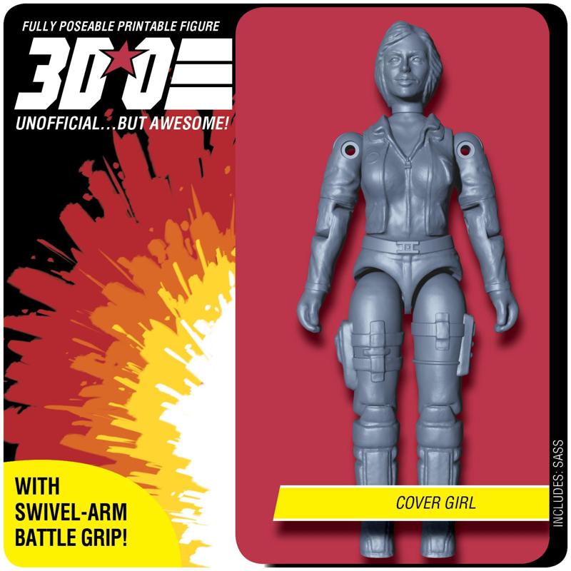 COVER GIRL // GI Joe // O-Ring Action Figure