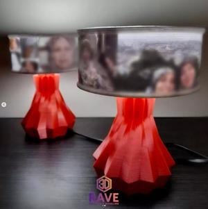 Lampadaire with Lithophane Feature