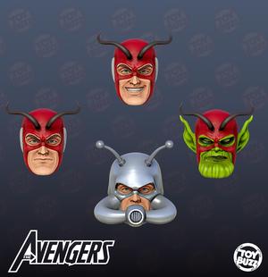 Giant man/ Ant man heads