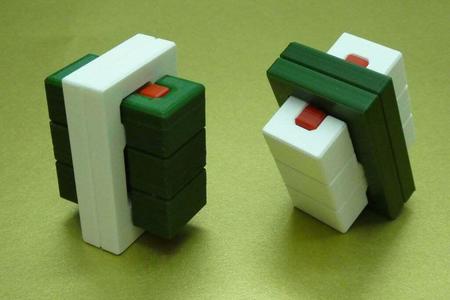 Spies - an interlocking 3D puzzle designed by Alfons Eyckmans
