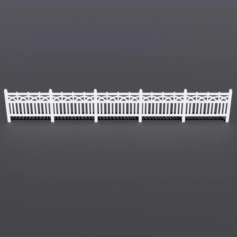 STRAIGHT PICKET FENCE VARIATION FOR DIORAMA SCALE 1-87 and 1-1