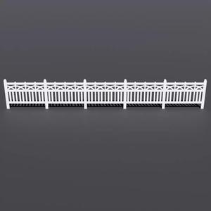 STRAIGHT PICKET FENCE VARIATION FOR DIORAMA SCALE 1-87 and 1-1