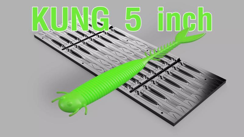 MOLD KUNG 5 inch STL STEP FILE FOR CNC AND 3D PRINT