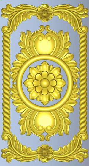 FLOWER PATTERN 3D RELIEF