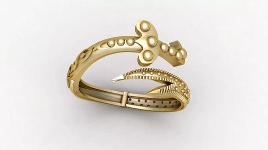 Zulfiqar Sword Ring For men 3d printable Model