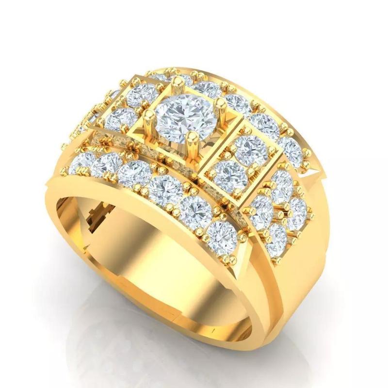 Top Men Ring STL Ready For Print 1MR091