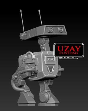 Star Wars articulated BDX Droid 3D print model