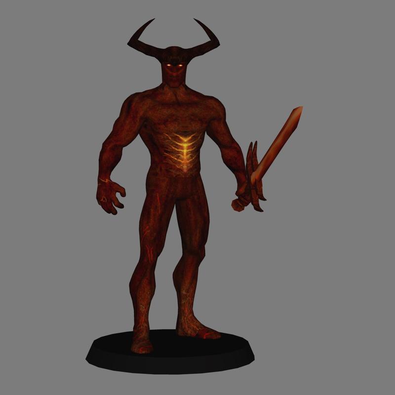 Surtur - Thor Ragnarok - LOW POLYGONS AND NEW EDITION