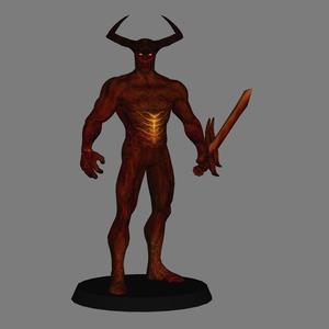 Surtur - Thor Ragnarok - LOW POLYGONS AND NEW EDITION