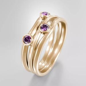 Trinity Bloom Ring - 3D print ready 3D print model