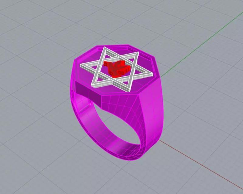 TRINIDAD POLICE SERVICE INSPIRED RING