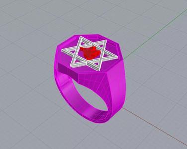 TRINIDAD POLICE SERVICE INSPIRED RING