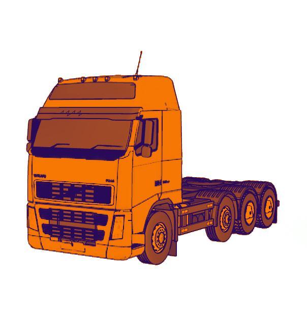 Volvo FH16 540cv 8x4