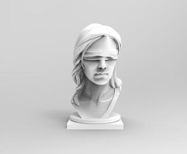 Themis Goddess of Justice Bust