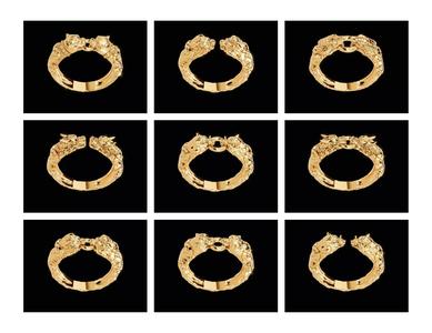 Tiger Animal Rings High Quality STL 3D Model for Jewelry Design